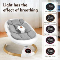Baby Swings for Infants, Electric Baby Swing with 5 Speeds and Preset Lullabies, USA Product