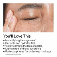 Under Eye Brightener Roller - Caffeine & Retinol Eye Serum for Dark Circles | Targets Puffiness & Fine Lines, Travel Essential Vegan Skincare, Cooling Eye Massage, Dermatologist-Tested, 0.52 fl oz
