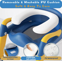New 2 in 1 Upgraded Premium Toddler Toilet Seat for Potty Training | (Blue)