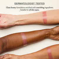 Boomstick Rose Nude ® All-in-One Cream Blush for Cheeks, Eyes & Lips, Long-Wearing, Blendable Makeup Blush Stick for Mature Skin, Cruelty-Free Lip Cheek Tint with Skincare Benefits-Rose Nude