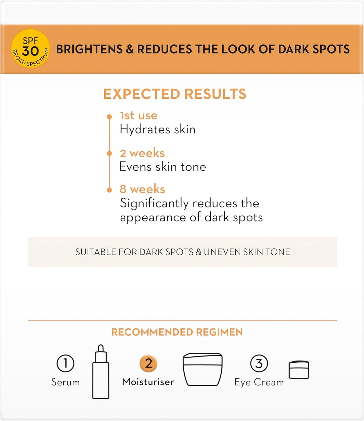 Olay Luminous Niacinamide + Vitamin C SPF 30 Brightening Moisturiser, 50 g