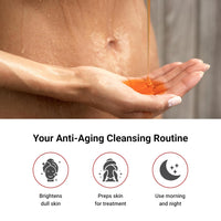 LifeCell Papaya Restorative Anti Aging Face and Body Wash – Gentle Exfoliating Cleanser for Hyperpigmentation, Acne Scars, Dark Spots & Dull Skin – 6oz