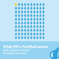 Huggies Thick Baby Wipes 99% Purified Water 432 Count (6 x 72 Pack) - Packaging May Vary