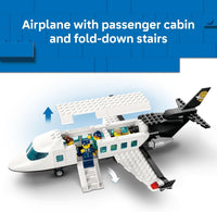 LEGO® Airport with Airplane 60502 Toy Model Airport Building Set for Boys, Girls and Fans of Toy Airplanes - Build Together Set for 1 to 4 People - 9 Minifigures - Birthday Treat for Ages 8+