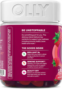 OLLY Women's Multivitamin, Supports Overall Wellness,* Biotin - 130 Count