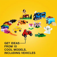 LEGO Classic Medium Creative Brick Box, Colourful Building Bricks Set, Kids' Toys for 4+ Year