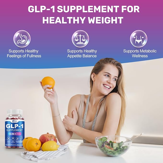 GLP-1 Supplement for Energy Gut Health, Hunger & Metabolism Support, 150pcs