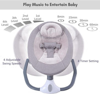 Baby Swing Chair Baby Swing and Bouncer - Electric Baby Bouncer Chair with Remote Control