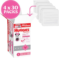 Huggies Ultra Dry Nappies Girls Size 6 (16+kg) 120 Count