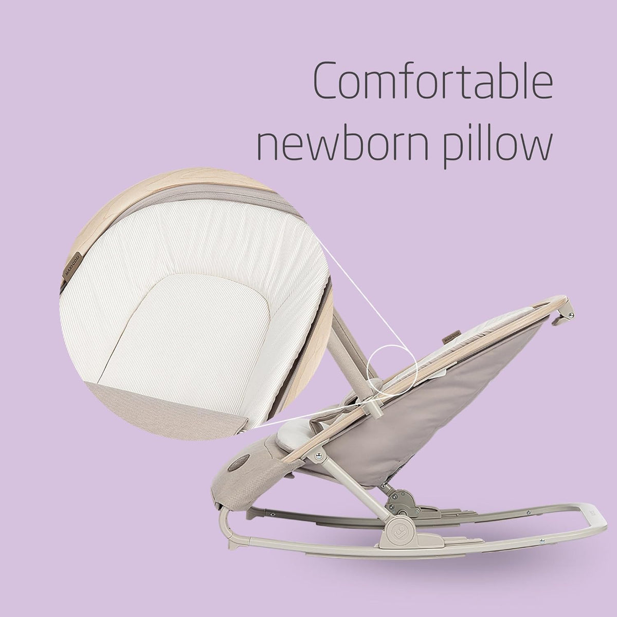 Maxi-Cosi Kori, 2-in-1 Ergonomic Baby Bouncer Chair with Toy Arch, 0-2 Years
