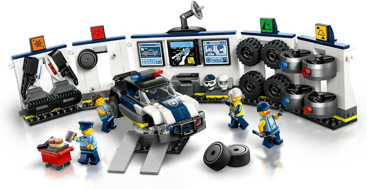 LEGO® City Custom Police Car Garage 60457 Toy Set for Real-Life Heroes Aged 6 and Up