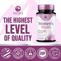 Multivitamin for Women - Once Daily Vitamins for Woman with Biotin, Calcium, Folate, Vitamin - 120 Capsules