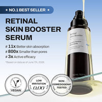 MEDITHERAPY Retinal Skin Booster Serum 5.07 fl oz | Retinaldehyde, Niacinamide, Cica | Korean Hydrating Face & Body Serum for Dull, Uneven Skin, All Skin Types, K-Beauty