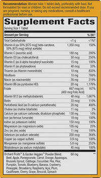 Nature's Way Alive! Women's Ultra Multivitamin, High Potency, 60 ct | Complete Daily Women's Vitamins, Promotes Energy Metabolism and Muscle Function*, Vitamin A, C, D, Methylated B12