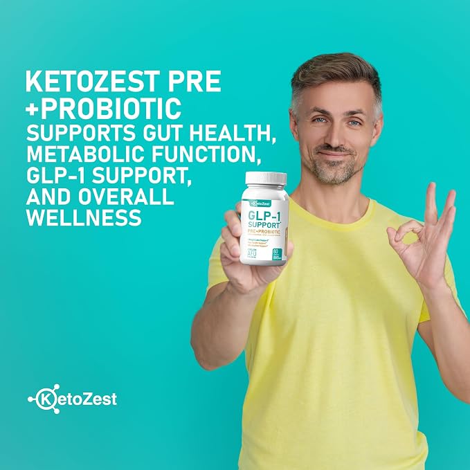 GLP-1 Support Weight Loss Supplement - Prebiotic Probiotic