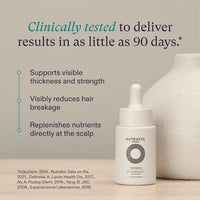 Nutrafol Women's Hair Serum, Supports Visibly Thicker and Stronger Hair
