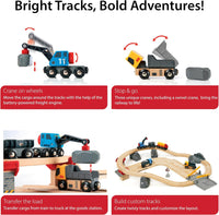 BRIO - Rail & Road Loading Set 32 Pieces