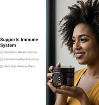 LifeCell ResV+ All-in-One Immunity Supplement – Resveratrol, Vitamin C, and D – Supports Healthy Aging, Skin Hydration, Joint and Heart Health – 100% Vegan – 60 Capsules – 30-Day Supply