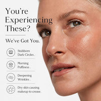 Under Eye Brightener Roller - Caffeine & Retinol Eye Serum for Dark Circles | Targets Puffiness & Fine Lines, Travel Essential Vegan Skincare, Cooling Eye Massage, Dermatologist-Tested, 0.52 fl oz