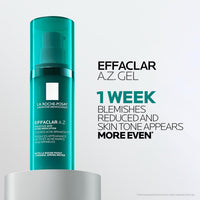 La Roche-Posay Effaclar A.Z. Acne Face Gel with Azelaic Acid, 1.35oz