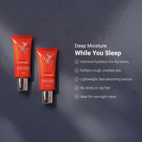 LifeCell Retinol + Vitamin C Overnight Hand Treatment – Anti-Aging Hand Cream,Non-Greasy – 1oz