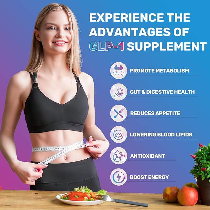 GLP-1 Supplement for Energy Gut Health, Hunger & Metabolism Support, 150pcs