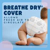 Huggies Ultra Dry Nappies Boys Size 5 (13-18kg) 128 Count - One Month Supply