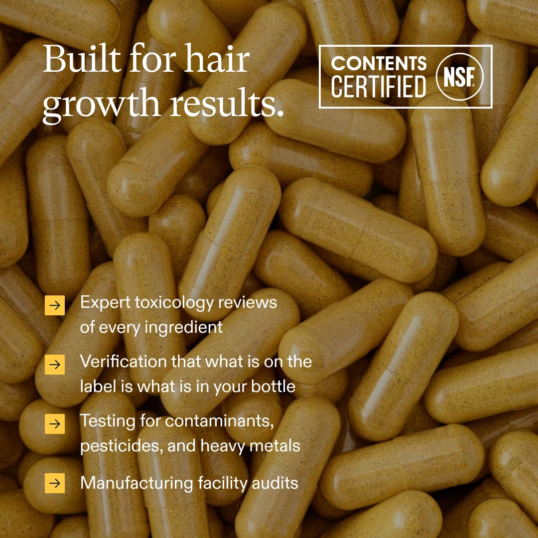 Nutrafol Women's Hair Growth Supplements and Hair Serum, Ages 18-44, Clinically Tested for Visible Thickness and Strength - 1 Month Supply, 1.7 Fl Oz Bottle