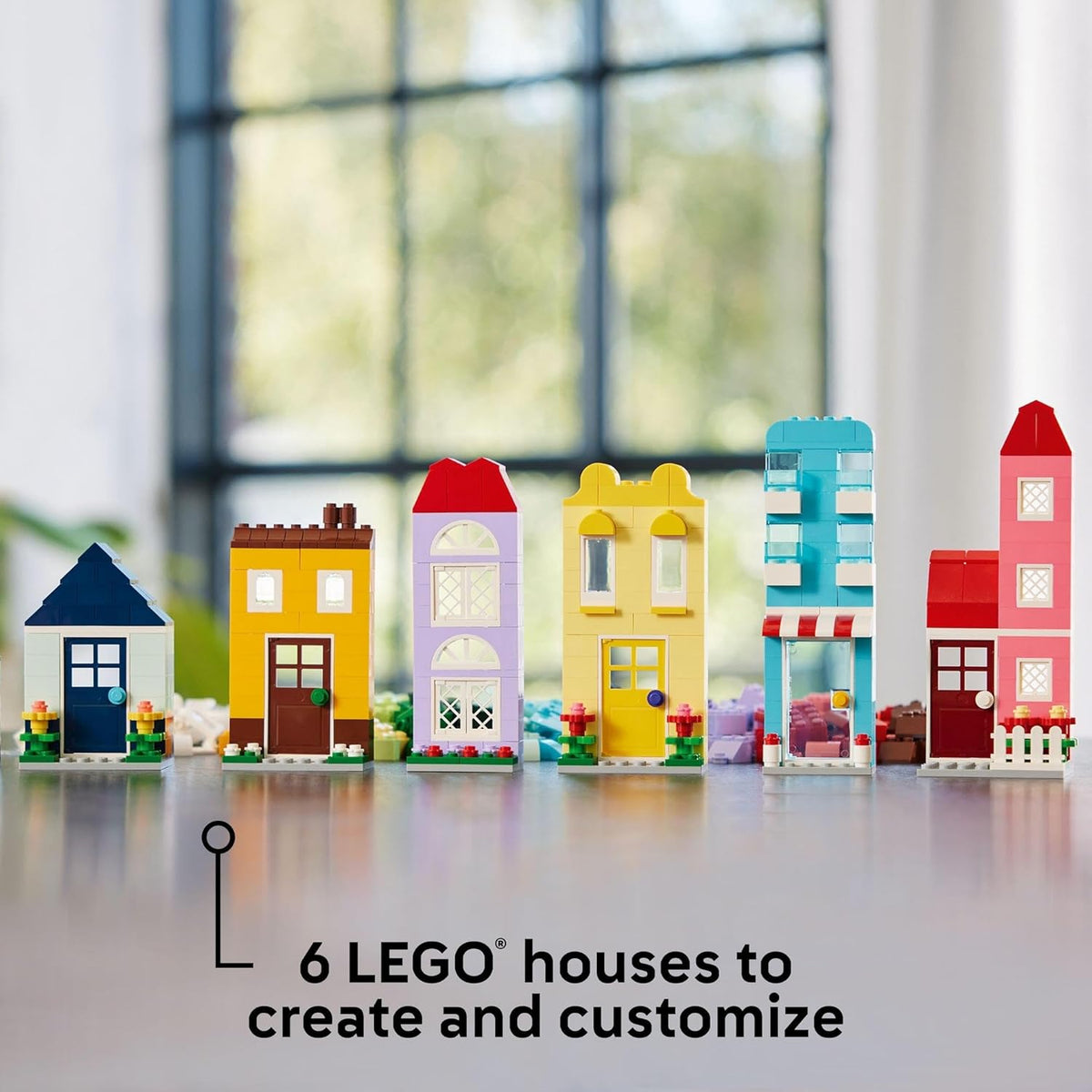 LEGO® Classic Creative Houses 11035 Brick Building Sets for Kids, Aged 4 and Over