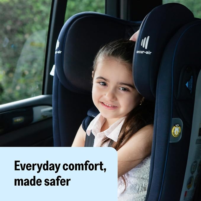 InfaSecure Versatile Folding Booster Seat, 4 to 8 Years, Black, CS6613V