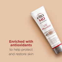 EltaMD UV Physical Tinted Sunscreen for Face, 100% Mineral Active Sunscreen