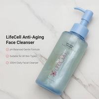 LifeCell Anti-Aging Face Cleanser – pH-Balanced Facial Cleanser for Sensitive Skin – 200ml