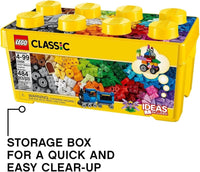 LEGO Classic Medium Creative Brick Box, Colourful Building Bricks Set, Kids' Toys for 4+ Year