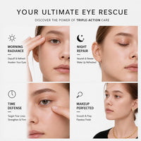 Under Eye Brightener Roller - Caffeine & Retinol Eye Serum for Dark Circles | Targets Puffiness & Fine Lines, Travel Essential Vegan Skincare, Cooling Eye Massage, Dermatologist-Tested, 0.52 fl oz
