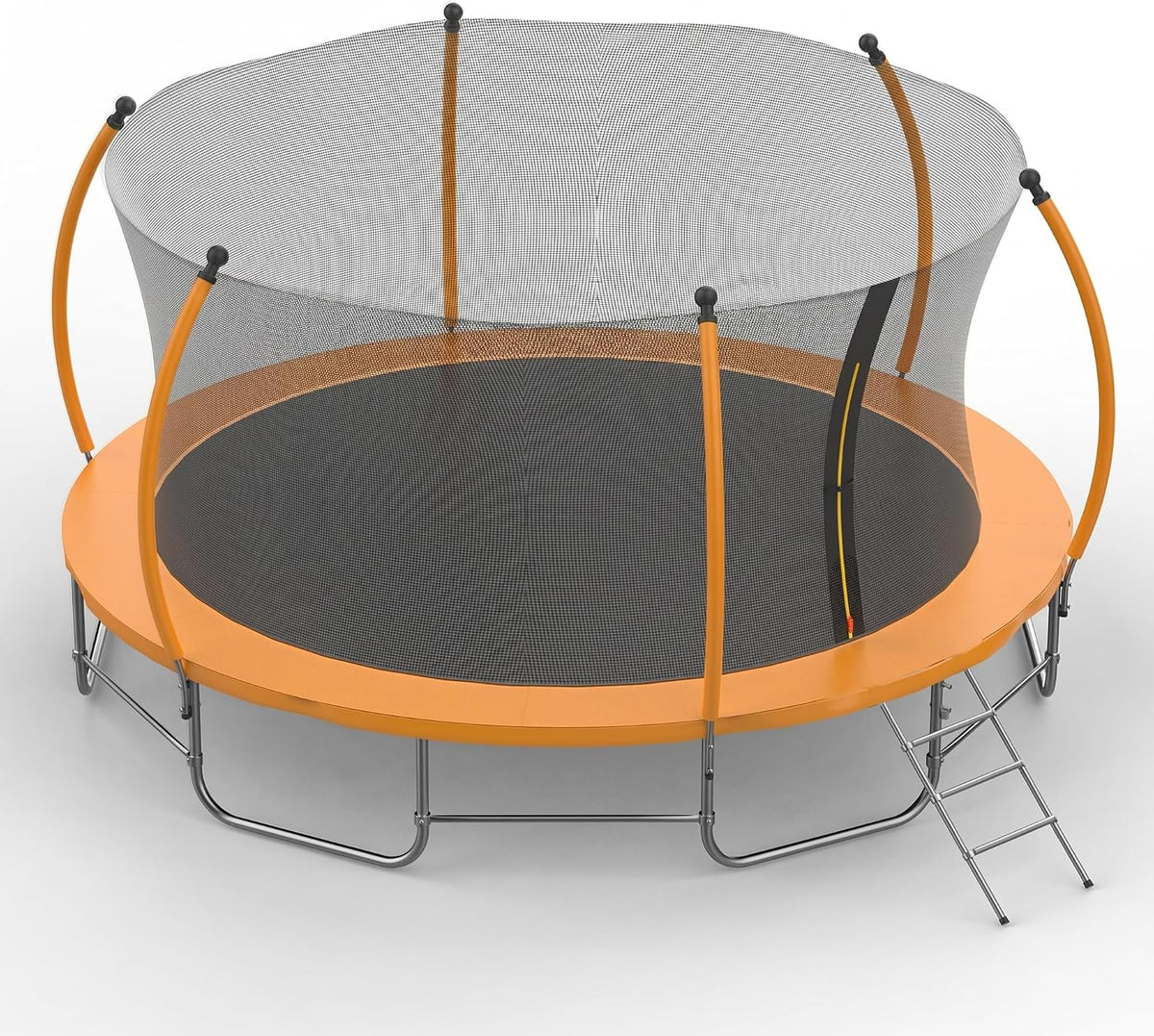 Advwin Kids Trampoline, Indoor Outdoor Rebounder w/Safety Enclosure Net