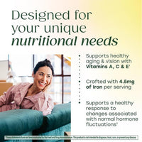 MegaFood One Daily Multivitamin for Women 40+ with 22 Nutrients, 30 Tablets | 30 Servings