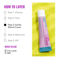 Good Molecules Gentle Retinol Cream - Night Cream with Retinol and Bakuchiol