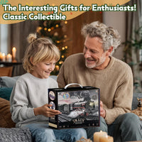 Remote Control Train Set for Kids 3+, Electric Train with Smoke & Lights