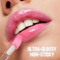 Revlon Super Lustrous Lip Gloss, Non-Sticky, Hydrating, High Shine Finish, 200 Crystal Clear, 0.13 oz
