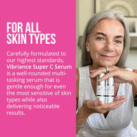 Vibriance Super C Serum for Mature Skin, Made in USA.Targets Age Spots, Wrinkles, 1 fl oz - Pack of 2