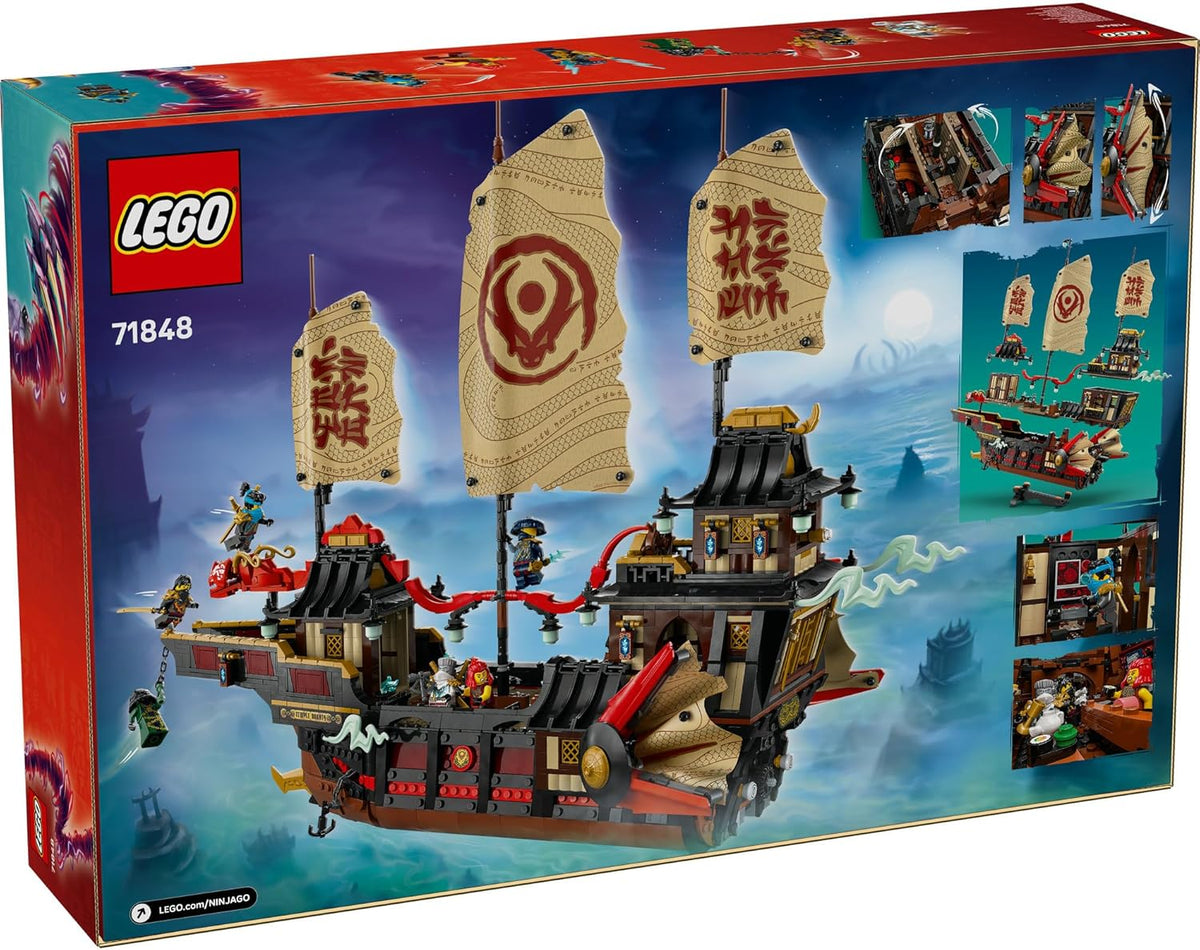 LEGO® NINJAGO® The Temple Bounty 71848 Ship Toy Aged 14 Years Old and up