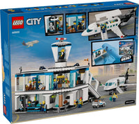 LEGO® Airport with Airplane 60502 Toy Model Airport Building Set for Boys, Girls and Fans of Toy Airplanes - Build Together Set for 1 to 4 People - 9 Minifigures - Birthday Treat for Ages 8+