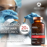 DHT Blocker - Hair Growth Supplement for Genetic Thinning for Men and Women | Guaranteed, Backed by 20 Years of Experience in Hair Loss Treatment Clinics