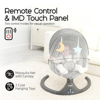 Baby Swings for Infants to Toddler, Electric Baby Swing and Infant Swings for Newborn  (Gray)