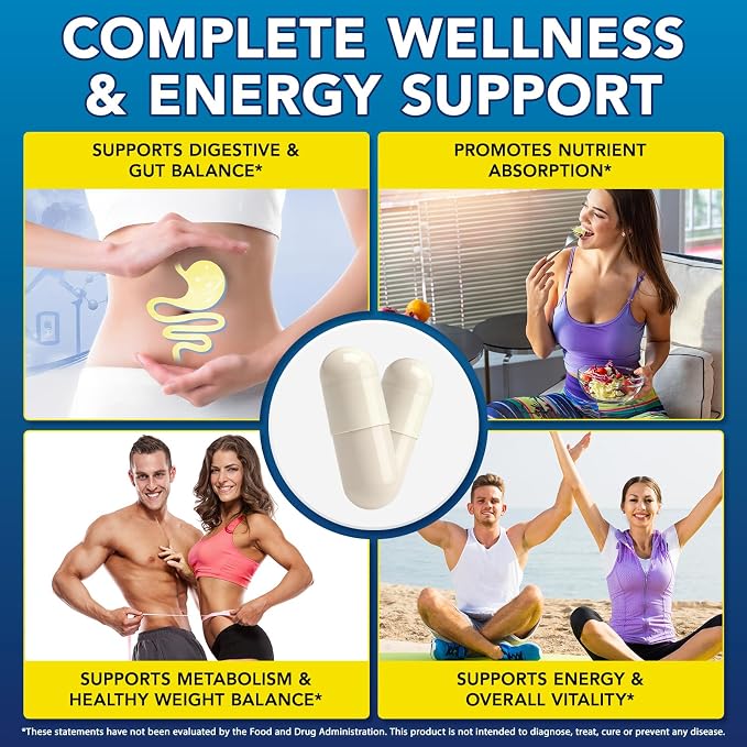 SXOSXO GLP-1 Supplement – Appetite Control Formula with Synbiotics - Prebiotic and Probiotic for Women & Men,90 Capsules