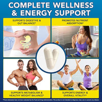 SXOSXO GLP-1 Supplement – Appetite Control Formula with Synbiotics - Prebiotic and Probiotic for Women & Men,90 Capsules
