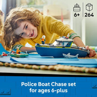 LEGO® City Police Boat Chase 60456 Toy Building Set