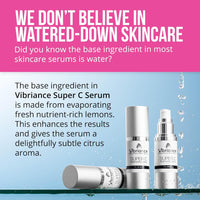Vibriance Super C Serum for Mature Skin, Made in USA.Targets Age Spots, Wrinkles, 1 fl oz - Pack of 2