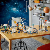 LEGO® Creator Space Roller Coaster 31142 Building Toy Set for Ages 9+; A Roller Coaster, Drop Tower and Merry-Go-Round