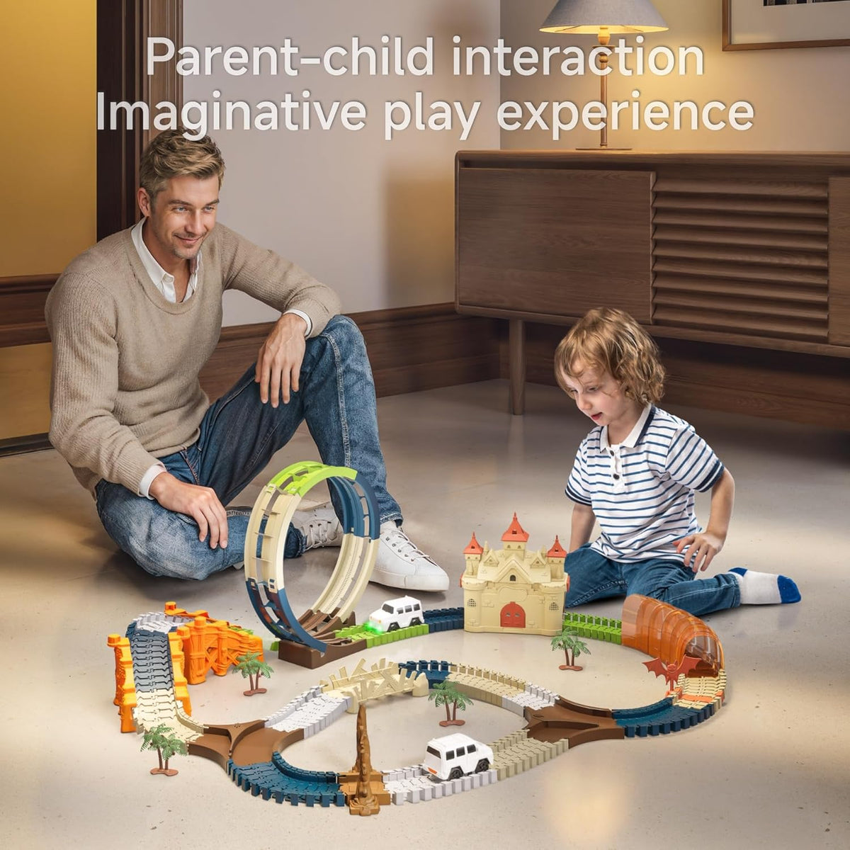 Baby Boy Track Toys Road Race Tracks for Kids 3 4 5 6 Year Old